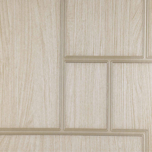 Elegant Wood Pattern 3D Embossed Wallpaper, Light Beige Farmhouse Lodge Realistic Wood Plank Textured Wall Covering (Copy) - Walloro High End Wallcoverings & More