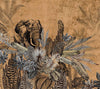 Elephant Jungle Wall Mural, Yellow Forest Animal Theme Wallpaper, Oversized Wall Art, Non - Woven, Non - Pasted, Removable, Exotic Wall Paper, Washable - Adawall Wallpaper - Registered Trade Accounts Only, Wallpaper Wholesale Account - A321-2 - Adawall Wholesale - Wallpaper Wholesaler