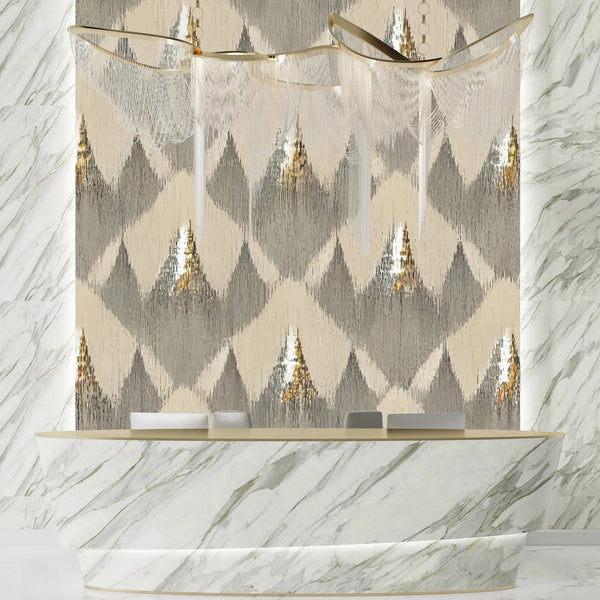 Ethnic Handmade Ikat Wallpaper, Seamless Pattern Mural, Oversized Custom Size Wall Art, Non - Woven, Non - Adhesive, Modern Wall Paper, Removable - Adawall Wallpaper - Registered Trade Accounts Only, Wallpaper Wholesale Account - W77743 - Adawall Wholesale - Wallpaper Wholesaler