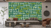 Ethnic Ikat Greenish Wallpaper, Handmade Boho Tribal Mural, Oversized Custom Size Wall Art, Non - Woven, Non - Adhesive, Modern Wall Paper, Removable - Adawall Wallpaper - Registered Trade Accounts Only, Wallpaper Wholesale Account - W77740 - Adawall Wholesale - Wallpaper Wholesaler