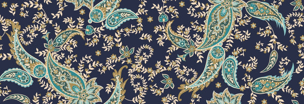Ethnic Paisley Wallpaper, Seamless Pattern Mural, Oversized Custom Size Wall Art, Non - Woven, Non - Adhesive, Modern Wall Paper, Removable - Adawall Wallpaper - Registered Trade Accounts Only, Wallpaper Wholesale Account - W77701 - Adawall Wholesale - Wallpaper Wholesaler