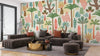 Ethnic Tropical Wallpaper, Seamless Pattern Mural, Oversized Custom Size Wall Art, Non - Woven, Non - Adhesive, Modern Wall Paper, Removable - Adawall Wallpaper - Registered Trade Accounts Only, Wallpaper Wholesale Account - W78067 - Adawall Wholesale - Wallpaper Wholesaler