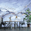 Fish Wall Mural, Purple Japan Koi Pond Fish Wallpaper, Elegant Abstract Stone Wall Covering, Removable, Modern, Non - Pasted, Stylish - Adawall Wallpaper - Registered Trade Accounts Only, Wallpaper Wholesale Account - FJ320-3 - Adawall Wholesale - Wallpaper Wholesaler