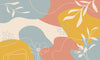 Floral Shape Abstract Wallpaper, Colorful Mural, Oversized Custom Size Wall Art, Non - Woven, Non - Adhesive, Modern Wall Paper, Removable - Adawall Wallpaper - Registered Trade Accounts Only, Wallpaper Wholesale Account - W77745 - Adawall Wholesale - Wallpaper Wholesaler