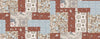 Floral Wallpaper, Brown and Blue Patchwork Mural, Oversized Custom Size Wall Art, Non - Woven, Non - Adhesive, Modern Wall Paper, Removable - Adawall Wallpaper - Registered Trade Accounts Only, Wallpaper Wholesale Account - W77867 - Adawall Wholesale - Wallpaper Wholesaler