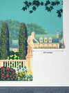 Flower Garden Wallpaper, House and Statues Mural, Oversized Custom Size Wall Art, Non - Woven, Non - Adhesive, Modern Wall Paper, Removable - Adawall Wallpaper - Registered Trade Accounts Only, Wallpaper Wholesale Account - W77762 - Adawall Wholesale - Wallpaper Wholesaler