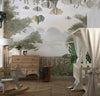 Foggy Forest Wallpaper, Tropical Leaves, Trees Mural, Oversized Custom Size Wall Art, Non - Woven, Non - Adhesive, Modern Wall Paper, Removable - Adawall Wallpaper - Registered Trade Accounts Only, Wallpaper Wholesale Account - W77984 - Adawall Wholesale - Wallpaper Wholesaler