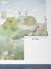 Forest Animals Wallpaper, Woodland Summer Mural, Oversized Custom Size Wall Art, Non - Woven, Non - Adhesive, Modern Wall Paper, Removable - Adawall Wallpaper - Registered Trade Accounts Only, Wallpaper Wholesale Account - W77753 - Adawall Wholesale - Wallpaper Wholesaler