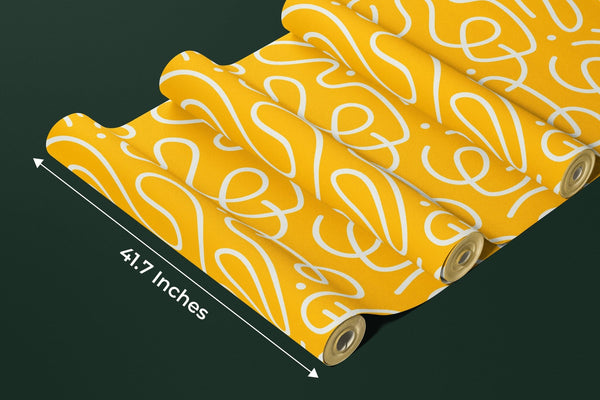 Fun Line Doodle Wallpaper, Seamless Pattern Mural, Oversized Custom Size Wall Art, Non - Woven, Non - Adhesive, Modern Wall Paper, Removable - Adawall Wallpaper - Registered Trade Accounts Only, Wallpaper Wholesale Account - W78199 - Adawall Wholesale - Wallpaper Wholesaler