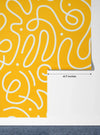 Fun Line Doodle Wallpaper, Seamless Pattern Mural, Oversized Custom Size Wall Art, Non - Woven, Non - Adhesive, Modern Wall Paper, Removable - Adawall Wallpaper - Registered Trade Accounts Only, Wallpaper Wholesale Account - W78199 - Adawall Wholesale - Wallpaper Wholesaler