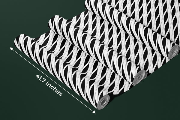 Abstract Lines Wallpaper, Seamless Pattern Mural, Oversized Custom Size Wall Art, Non-Woven, Non-Adhesive, Modern Wall Paper, Removable