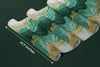Emerald Green Marble Wallpaper, Gold Abstract Mural, Oversized Custom Size Wall Art, Non-Woven, Non-Adhesive, Modern Wall Paper, Removable