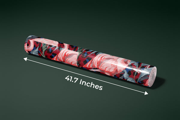 Pink Flamingo Wallpaper, Seamless Pattern Mural, Oversized Custom Size Wall Art, Non-Woven, Non-Adhesive, Modern Wall Paper, Removable