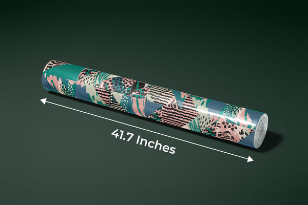 Animal Prints Wallpaper, Seamless Pattern Mural, Oversized Custom Size Wall Art, Non-Woven, Non-Adhesive, Modern Wall Paper, Removable