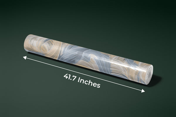 Abstract Blue and Beige Wallpaper, Seamless Pattern Mural, Oversized Custom Size Wall Art, Non-Woven, Non-Adhesive, Modern Wall Paper, Removable