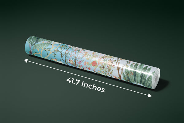 Tropical Jungle Wallpaper, Trees Mural, Oversized Custom Size Wall Art, Non-Woven, Non-Adhesive, Modern Wall Paper, Removable