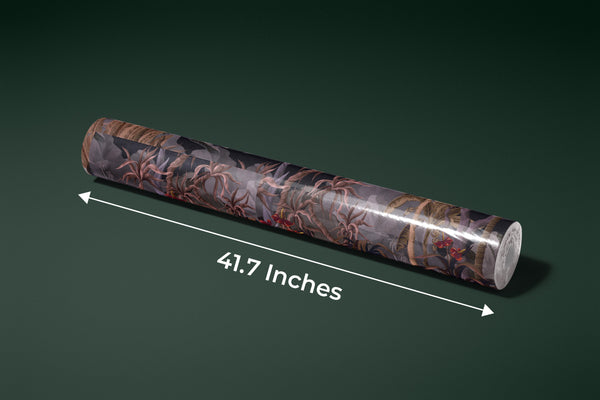 Dark Jungle Landscape Wallpaper, Tropical Trees Wall Mural, Oversized Custom Size Wall Art, Non-Woven, Non-Adhesive, Modern Wall Paper, Removable