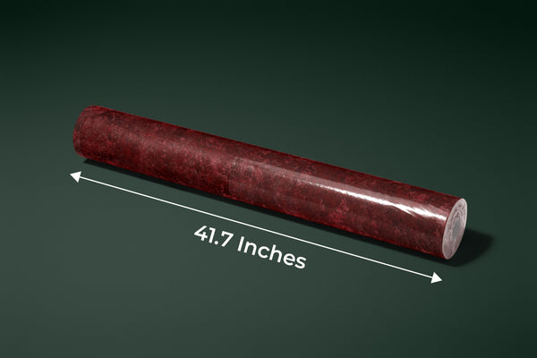 Red Burgundy Wallpaper, Leather Effect Watercolor Mural, Oversized Custom Size Wall Art, Non-Woven, Non-Adhesive, Modern Wall Paper, Removable