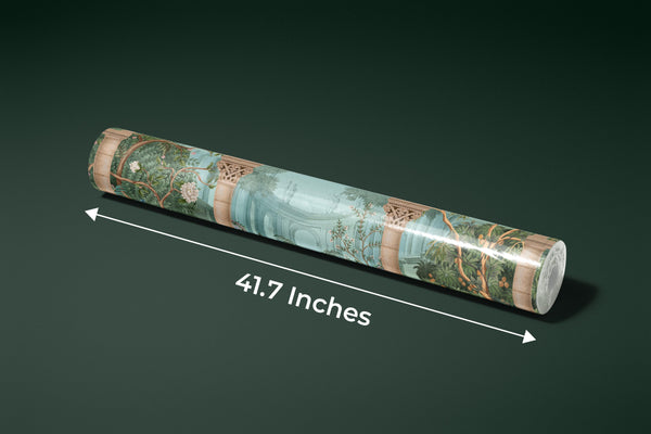 Ancient Roman Architecture Wallpaper,Botanic Mural, Oversized Custom Size Wall Art, Non-Woven, Non-Adhesive, Modern Wall Paper, Removable