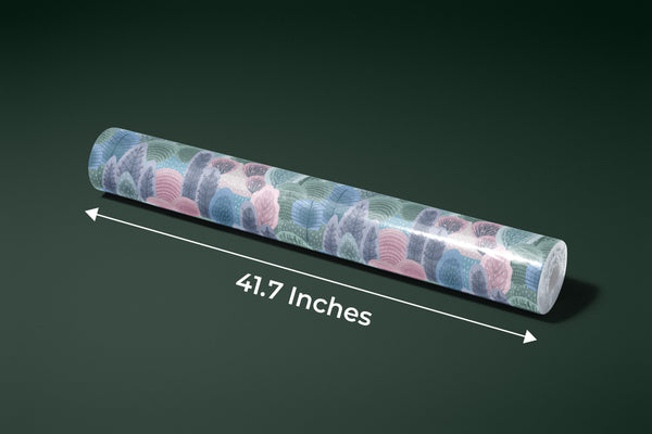 Winter Forest Wallpaper, Seamless Pattern Mural, Oversized Custom Size Wall Art, Non-Woven, Non-Adhesive, Modern Wall Paper, Removable