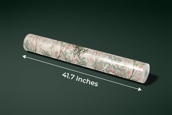 Blossom Trees Wallpaper, Sparrows Mural, Oversized Custom Size Wall Art, Non-Woven, Non-Adhesive, Modern Wall Paper, Removable