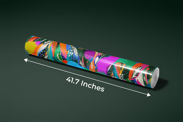 Exotic Abstract Wallpaper, Jungle and Snakes Mural, Oversized Custom Size Wall Art, Non-Woven, Non-Adhesive, Modern Wall Paper, Removable