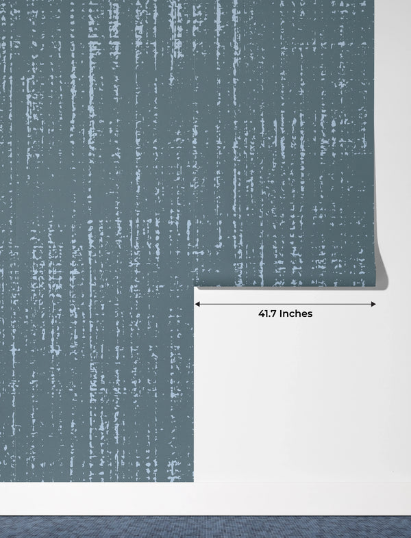 Grey French Linen Wallpaper, Seamless Pattern Mural, Oversized Custom Size Wall Art, Non-Woven, Non-Adhesive, Modern Wall Paper, Removable