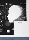 3D Human Heads Wallpaper, Cyberpunk Style Mural, Oversized Custom Size Wall Art, Non-Woven, Non-Adhesive, Modern Wall Paper, Removable