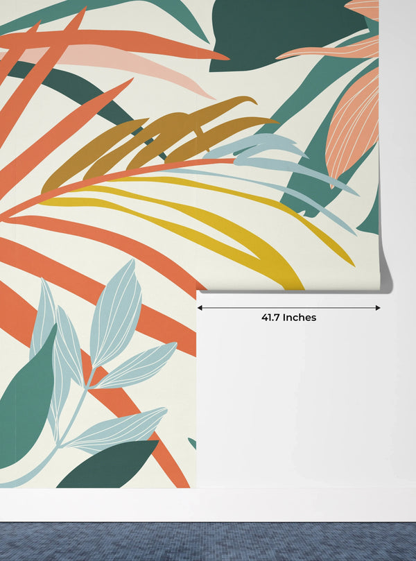 Abstract Art Wallpaper, Nature Mural, Oversized Custom Size Wall Art, Non-Woven, Non-Adhesive, Modern Wall Paper, Removable