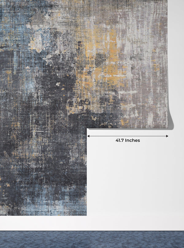 Abstract Retro Wallpaper, Gold Texture Mural, Oversized Custom Size Wall Art, Non-Woven, Non-Adhesive, Modern Wall Paper, Removable