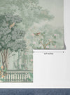 Garden Forest Wallpaper, Vintage Roman Mural, Oversized Custom Size Wall Art, Non-Woven, Non-Adhesive, Modern Wall Paper, Removable