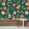 Gingerbreads Wallpaper, Seamless Pattern Mural, Oversized Custom Size Wall Art, Non - Woven, Non - Adhesive, Modern Wall Paper, Removable - Adawall Wallpaper - Registered Trade Accounts Only, Wallpaper Wholesale Account - W78066 - Adawall Wholesale - Wallpaper Wholesaler