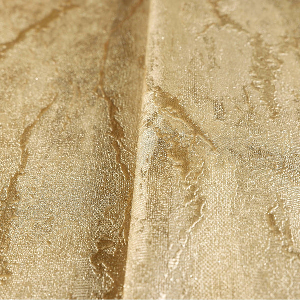 Gold Distressed Metallic Embossed Wallpaper, Shiny Rustic Industrial Modern Wallcovering - Walloro High End Wallcoverings & More