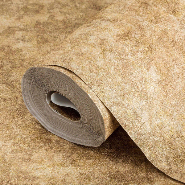 Gold Distressed Rustic 3D Embossed Wallpaper, Metallic Rich Textured Industrial Wallcovering - Adawall Wallpaper - Registered Trade Accounts Only, Wallpaper Wholesale Account - 7817-3 - Adawall Wholesale - Wallpaper Wholesaler