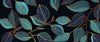 Gold Leaves Wallpaper, Black Background Mural, Oversized Custom Size Wall Art, Non - Woven, Non - Adhesive, Modern Wall Paper, Removable - Adawall Wallpaper - Registered Trade Accounts Only, Wallpaper Wholesale Account - W77905 - Adawall Wholesale - Wallpaper Wholesaler