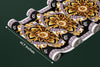 Golden Baroque Wallpaper, Black Background Mural, Oversized Custom Size Wall Art, Non - Woven, Non - Adhesive, Modern Wall Paper, Removable - Adawall Wallpaper - Registered Trade Accounts Only, Wallpaper Wholesale Account - W77691 - Adawall Wholesale - Wallpaper Wholesaler
