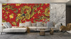 Golden Chinese Dragons Wallpaper, Seamless Pattern Mural, Oversized Custom Size Wall Art, Non - Woven, Non - Adhesive, Modern Wall Paper, Removable - Adawall Wallpaper - Registered Trade Accounts Only, Wallpaper Wholesale Account - W78105 - Adawall Wholesale - Wallpaper Wholesaler