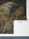 Golden Exotic Palm Leaves Wallpaper, Seamless Pattern Mural, Oversized Custom Size Wall Art, Non - Woven, Non - Adhesive, Modern Wall Paper, Removable - Adawall Wallpaper - Registered Trade Accounts Only, Wallpaper Wholesale Account - W78062 - Adawall Wholesale - Wallpaper Wholesaler