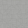 Gray Modern Geometric Shapes Wallpaper, Embossed Rich Textured Contemporary Wallcovering - Walloro High End Wallcoverings & More
