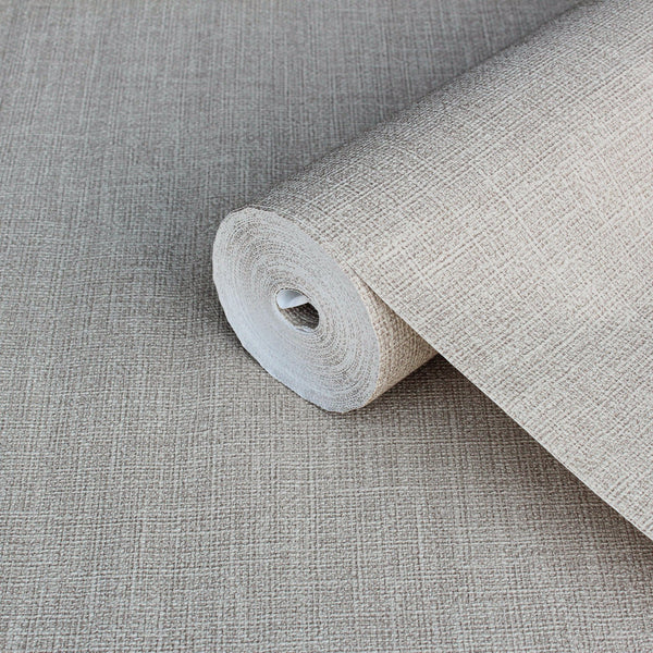 Gray Muse Linen Texture Wallpaper, Natural Wallpaper, Modern & Minimalist Wall Covering, Modern Look Neutral Colors Glittering Wallcovering - Adawall Wallpaper -Registered Trade Accounts Only, Wallpaper Wholesale Account - 25104-4 - Adawall Wholesale - Wallpaper Wholesaler
