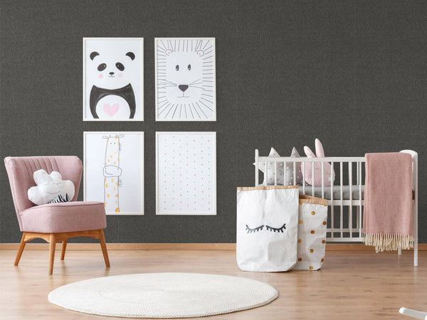 Gray Realistic Stone Granite Textured Wallpaper, Glittering Mineral Effect Stone Texture Wallcovering - Walloro High End Wallcoverings & More