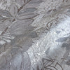 Gray, Silver Elegant Embossed Leaf Pattern Wallpaper, 3D Textured Floral Plants Botanic Wall Paper - Adawall Wallpaper - Registered Trade Accounts Only, Wallpaper Wholesale Account - 9907-4 - Adawall Wholesale - Wallpaper Wholesaler