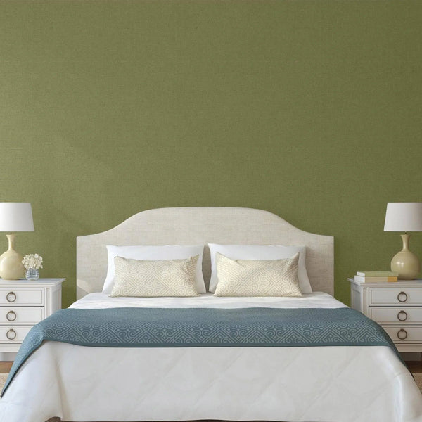 Green Jute Basket Weave Textured Wallpaper, Solid Color Modern Plain Wallcovering - Adawall Wallpaper - Registered Trade Accounts Only, Wallpaper Wholesale Account - 3707-6 - Adawall Wholesale - Wallpaper Wholesaler