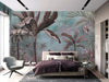 Green Modern Luxury Tropical Wallpaper, Swan, Non - Woven Custom Wall Mural, Non - Adhesive, Washable, Decorative, Removable, Home Decor Wall Art - Adawall Wallpaper - Registered Trade Accounts Only, Wallpaper Wholesale Account - A302-1 - Adawall Wholesale - Wallpaper Wholesaler
