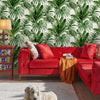 Green Palm Trees Embossed Wallpaper, Rich Textured Wallcovering, Large 114 sq ft Roll, Washable, Sturdy, Plants Leaves, Green Wall Decor - Adawall Wallpaper - Registered Trade Accounts Only, Wallpaper Wholesale Account - 4714-4 - Adawall Wholesale - Wallpaper Wholesaler