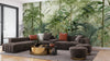 Green Trees Wallpaper, Tropical Wall Mural, Oversized Custom Size Wall Art, Non - Woven, Non - Adhesive, Modern Wall Paper, Removable - Adawall Wallpaper - Registered Trade Accounts Only, Wallpaper Wholesale Account - W77479 - Adawall Wholesale - Wallpaper Wholesaler