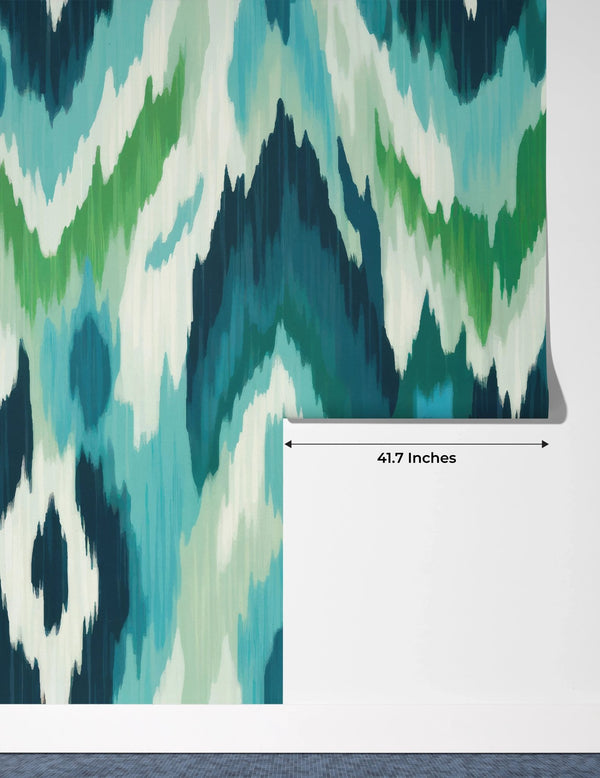 Ikat Ethnic Pastel Tones Wallpaper, Seamless Pattern Mural, Oversized Custom Size Wall Art, Non - Woven, Non - Adhesive, Modern Wall Paper, Removable - Adawall Wallpaper - Registered Trade Accounts Only, Wallpaper Wholesale Account - W77564 - Adawall Wholesale - Wallpaper Wholesaler