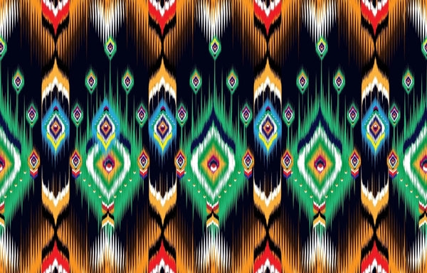 Ikat Ethnic Wallpaper, Abstract Mexican Mural, Oversized Custom Size Wall Art, Non - Woven, Non - Adhesive, Modern Wall Paper, Removable - Adawall Wallpaper - Registered Trade Accounts Only, Wallpaper Wholesale Account - W77871 - Adawall Wholesale - Wallpaper Wholesaler