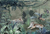 jungle Tigers Wall Mural, Green Nature Forest Theme Wallpaper, Custom Large Wall Mural, Non - Adhesive, Washable, Removable Wall Paper, Birds, Non - Woven Back - Adawall Wallpaper - Registered Trade Accounts Only, Wallpaper Wholesale Account - A311-3 - Adawall Wholesale - Wallpaper Wholesaler