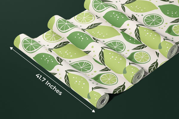 Lemons and Limes Wallpaper, Seamless Pattern Mural, Oversized Custom Size Wall Art, Non - Woven, Non - Adhesive, Modern Wall Paper, Removable - Adawall Wallpaper - Registered Trade Accounts Only, Wallpaper Wholesale Account - W78047 - Adawall Wholesale - Wallpaper Wholesaler
